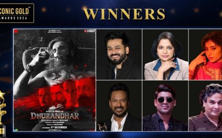 Aditya Dhar And Team Dhurandhar Shine Bright At Iconic Gold Awards 2026