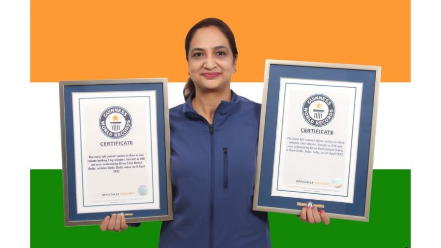 Kiran Deoli Uniyal: First Indian woman to hold most martial arts world records