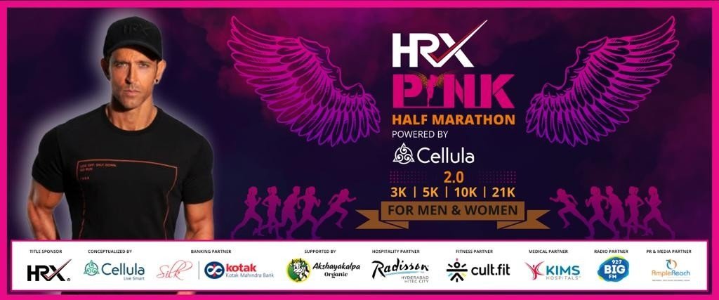 Hritik Roshan’ HRX brand joins hands with health tech start up Cellula for a Pan India PINK revolution: A Nationwide Movement for Women's Health and Safety