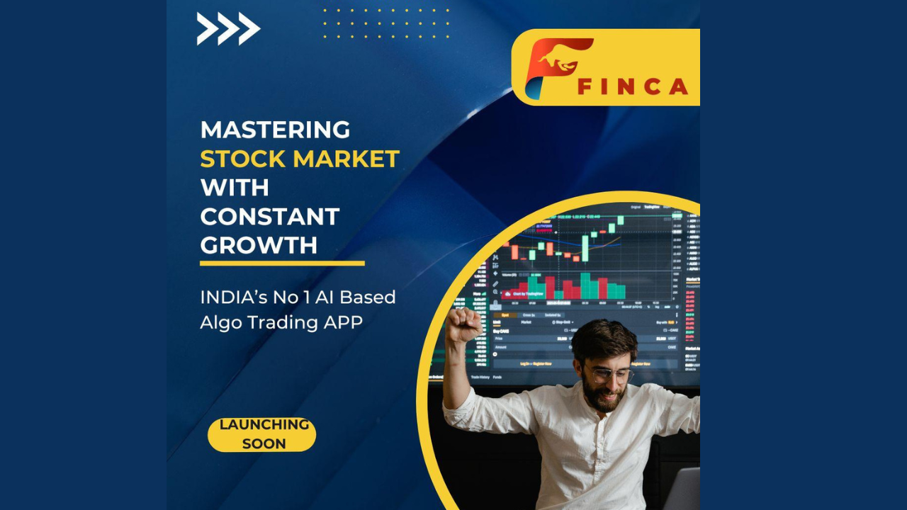 Finca - Indias 1st AI based Algo trading App launching soon